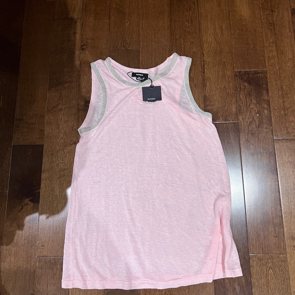 Rudsak pink beaded tank